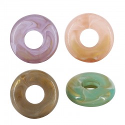 Colgante de Acrilico Donut 21/7mm