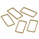 Colgante de Metal Latón Rectangular 10x20/0.8mm