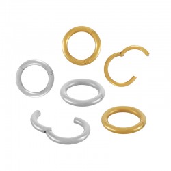 Aro con Bisagra Acero Inoxidable 316L 8.4-6mm/1.2mm