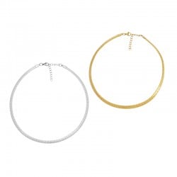 Collar de Acero Inoxidable 304 con Cierre 6mm 40cm+5cm