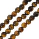 Bola Semipreciosa de Ojo de Tigre (Tiger Eye) ~6mm (~64pcs/tira)