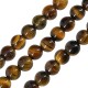 Bola Semipreciosa de Ojo de Tigre (Tiger Eye) ~6mm (~64pcs/tira)