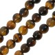 Bola Semipreciosa de Ojo de Tigre (Tiger Eye) ~6mm (~64pcs/tira)