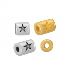 Pasador Tubo de Metal Zamak con Estrella 6mm (Ø2.2mm)