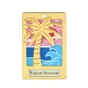 Colgante de Metacrilato "Tropical Summer" con Palmera 30x45mm