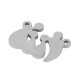 Conector de Acero Inoxidable 304 Familia con Padres e Hijos 20x15mm