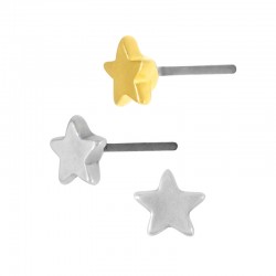 Pendiente de Metal Zamak Estrella 5mm