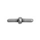 Cierre de Metal Zamak/Conector para Cordón de Caucho 18x2.1mm