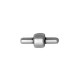 Cierre de Metal Zamak/Conector para Cordón de Caucho 22x3.5mm