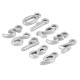 Colgante de Metal Zamak Números 6x10mm (10pcs/set)