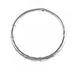 Anillo de Metal/Zamak al estilo bamboo 24mm (Ø 1,8mm)