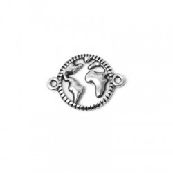 Conector de Metal Zamak Mundo 20mm