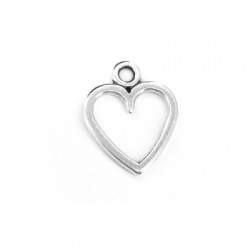 Colgante de Metal Zamak Corazón 12x11mm