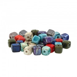 Cubo de Cerámica Esmaltada (~10mm) (Ø2.5mm)