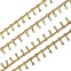 Cadena de Laton con colgantes 1.5x2mm