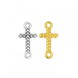 Conector de Metal Zamak Cruz 11x15mm