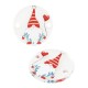 Conector de Metacrilato Pinguino Navideño 20mm