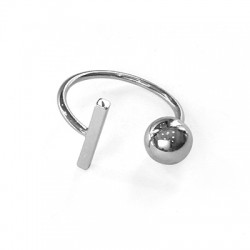 Anillo de Metal Latón Ajustable 21mm