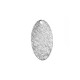 Colgante de Metal Latón Chapa Ovalada 16x29mm (Ø 1.2mm)