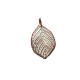 Colgante de Metal Zamak Hoja 30x20mm