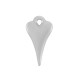 Colgante de Metal Zamak Corazón 10x15mm
