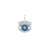 Plata Antigua 999°/Glitter Azul/Blanco/Howlita/Negro
