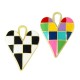 Colgante de Metal Zamak Corazón 25x34mm