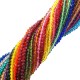 Entrepieza de Vidrio Redonda Facetada 3mm (130uds/tira)