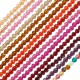 Entrepieza de Vidrio Redonda Facetada 3mm (130uds/tira)