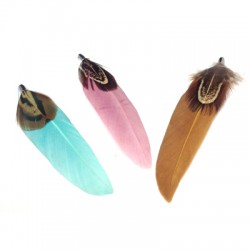 Pluma Doble con Capuchón (~ 70mm)