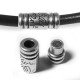 Cierre Magnetico de Metal Zamak Tubo Dibujos 25x10mm (Ø5.2mm)