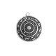 Colgante de Metal Zamak Disco Zodiaco 30mm