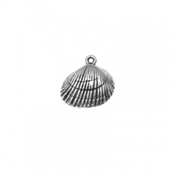 Colgante de Metal Zamak Concha 19x16mm