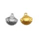 Colgante de Metal Zamak Concha 15x12mm