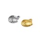 Colgante de Metal Zamak Concha 15x12mm