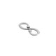 Conector de Metal Zamak Infinito 20x8mm