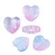 Entrepieza de Cristal Corazón 12x13mm (Ø0.5mm)