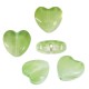 Entrepieza de Cristal Corazón 12x13mm (Ø0.5mm)