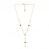 Oro 18K/Rojo/Blanco/Transparente