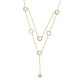 Collar de Acero Inoxidable 304 con Círculos 40cm