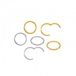 Aro con Bisagra de Acero Inoxidable 316L 10x1.2mm