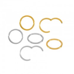 Aro con Bisagra de Acero Inoxidable 316L 12x1.2mm