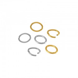 Aro con Bisagra de Acero Inoxidable 316L 6x8/1,2mm