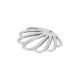 Colgante de Metal Zamak Caracola de Mar 39x34mm (Ø1.8mm)
