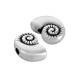 Entrepieza de Metal Zamak Caracola 11x8mm (Ø1.8mm)