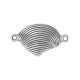 Conector de Metal Zamak Concha 14x20mm