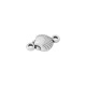 Conector de Metal Zamak Concha Ojo Redondo 26x19mm