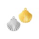 Colgante de Metal Zamak Concha 22x21mm