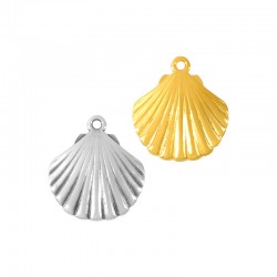 Colgante de Metal Zamak Concha 22x21mm