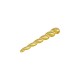 Colgante de Metal Zamak Cuerno Retorcido 6x41mm